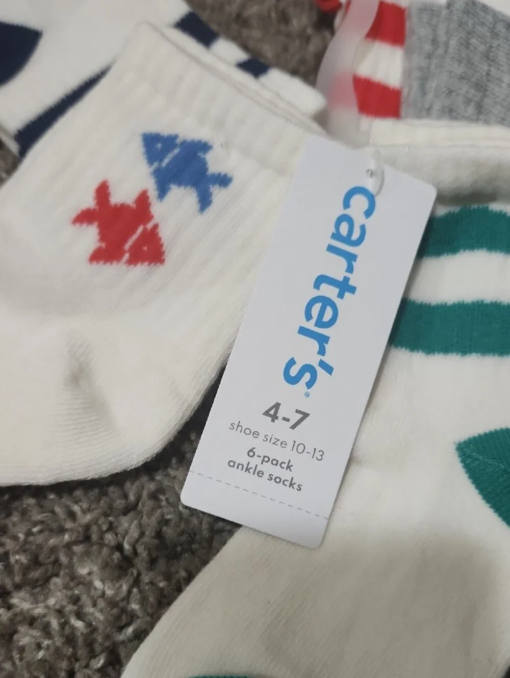 Carter's 5-Pack Ankle Socks